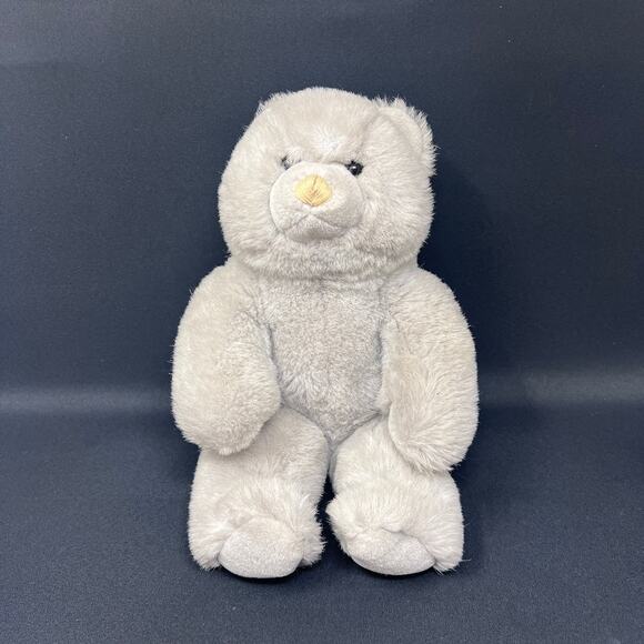 Gund 1985 Gray Teddy Bear Plush 13